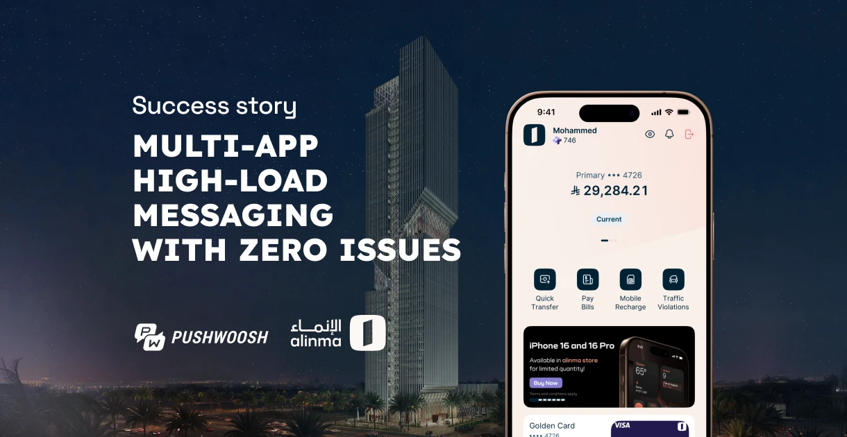 alinma bank orchestrates a multi-app strategy with full control via Pushwoosh API and zero high-load issues